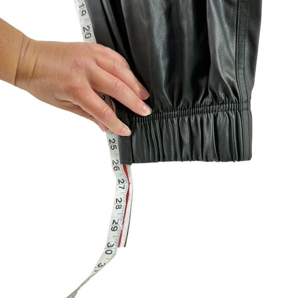 Calia faux leather athletic jogger pants pure black high rise women’s sz XXL - Picture 10 of 13